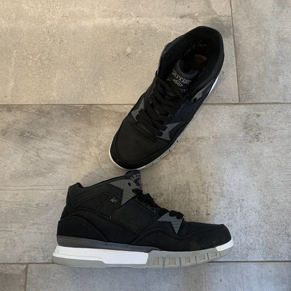 British Knights Virga Sneaker Men's Size 9 Black/ Charcoal/ Grey BMWIRD-065